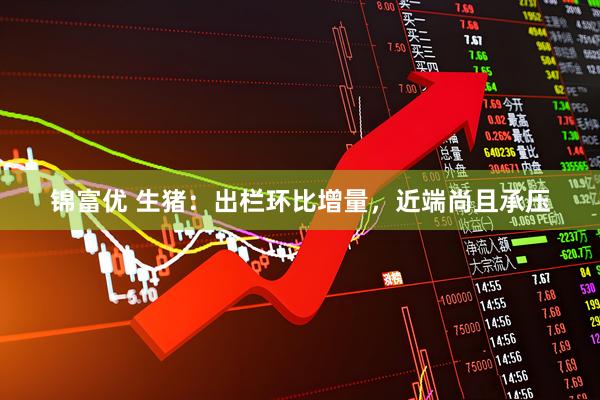 锦富优 生猪：出栏环比增量，近端尚且承压
